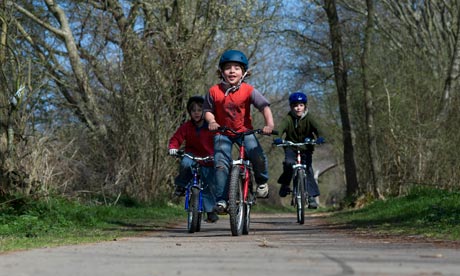 Bibi and family on the Cuckoo trail