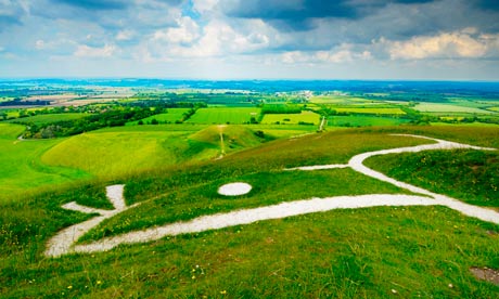 View over the Vale of White Horse, Uffington
