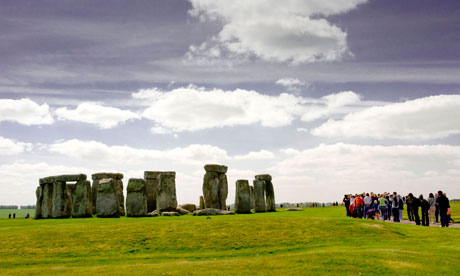 The ancient monument of Stonehenge, Wiltshire England UK