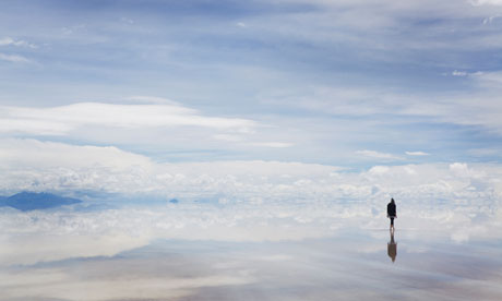 Gemma on salt flats