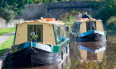 Narrowboats on the Monmouthshire and Brecon canal, Llangattock