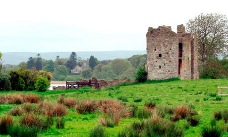 Old castle ruins on the Crom Estate, County Fermanagh