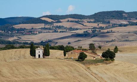 Countryside in the Orcia Valley, Tuscany, Italy