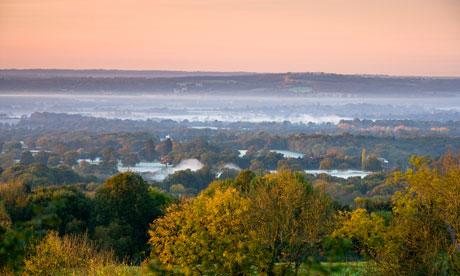 The view from Toys Hill on the Octavia Hill centenary walk in Kent