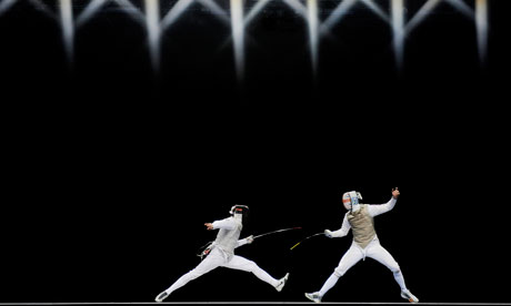 Olympic test event fencing in London