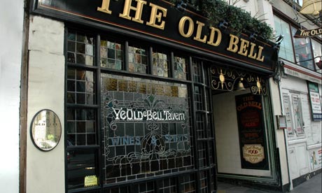 The Old Bell pub in Fleet Street, London