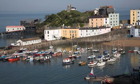 Fortress Tenby … the walled town in Pembrokeshire, Wales