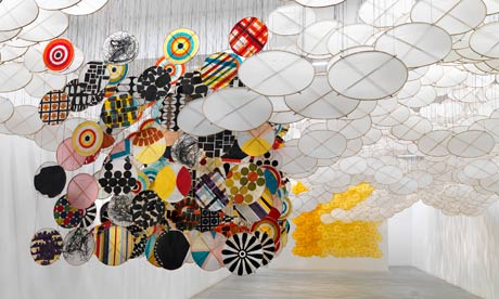 Jacob Hashimoto at Ronchini Gallery