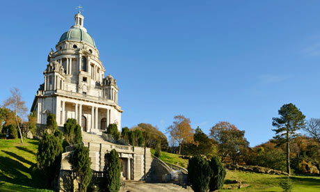 Ashton Memorial in Williamson Park Lancaster, UK