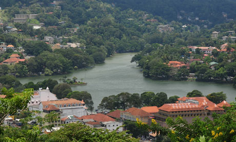 The centre of Kandy.