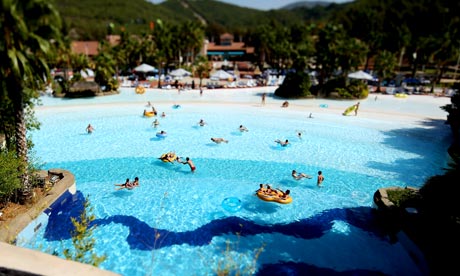 wave pool at a First Choice Splash World  