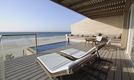 Sea view at the Arennas Mancora hotel, Peru