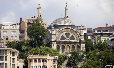 Cihangir Mosque in Istanbul, Turkey, Beyoglu district.