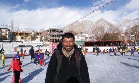 Ice hockey in Ladakh, India