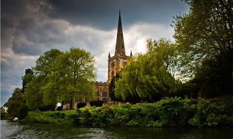 Holy Trinity church on the river Stour, Stratford-upon-Avon