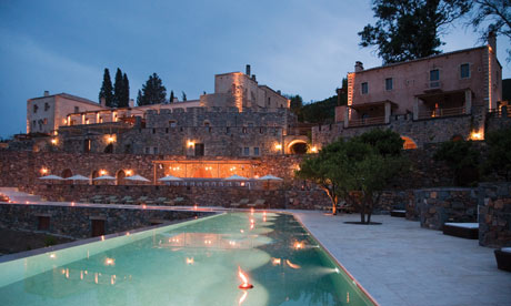 The Kinsterna hotel, at Monemvasia, Greece. 
