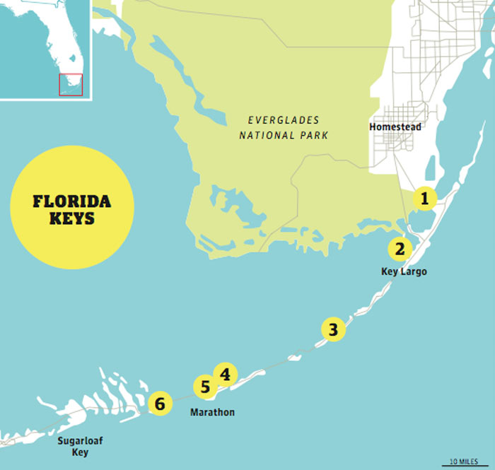 florida keys map