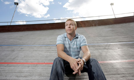 Olympic cyclist Chris Hoy, Edinburgh, Scotland