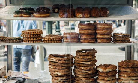 Koulouri, a sesame-covered bread that makes a popular snack in Athens