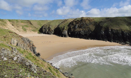 Porth Iago beach, Wales