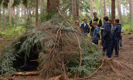 Den Building at Hamsterley Forest