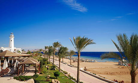 Beach at Sharm el-Sheikh, Egypt