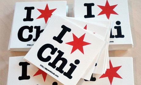 I love Chicago: bumper stickers from Gappers Block