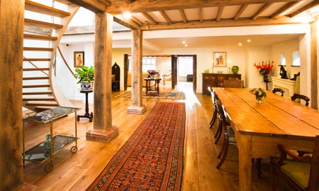 Modern Italian furniture at the Church House, Midhurst