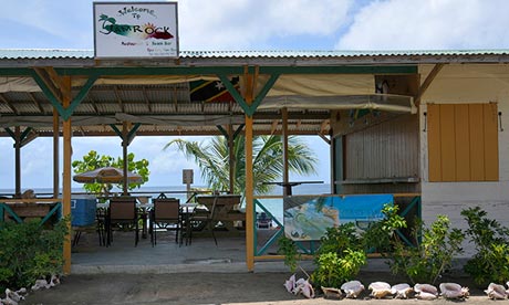 Jamrock Beach Bar on South Friars Bay