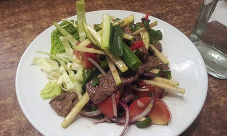 Beef salad at Lao City Thai, Sydney