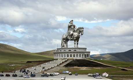 Chinggis Khaan statue, surrounding of Ulaan Baatar, Mongolia