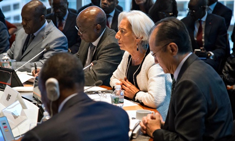 Christine Lagarde and Jim Kim in Washington