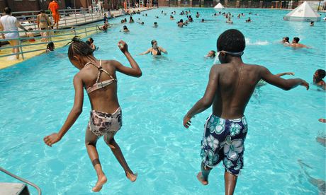 Sol Goldman pool in Red Hook, New York