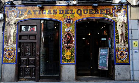 Fatigas del Querer bar on Calle de la Cruz, Madrid