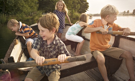 Boating in the Wilderness Reserve, Suffolk