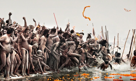 Kumbh Mela religious gathering, Allahabad, India