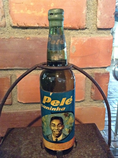 A rare bottle of a Pelé-branded drink