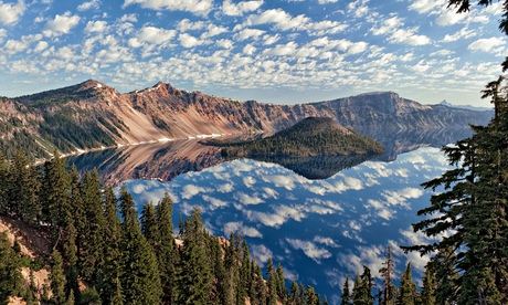 Wizard Island in Crater Lake National Park