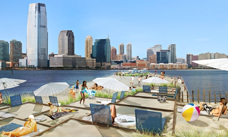 City Beach NYC: beach in Manhattan, New York