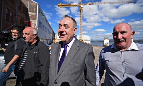 Alex Salmond shipyard visit
