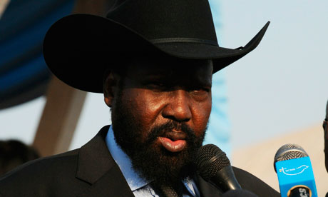Southern Sudanese leader Salva Kiir 