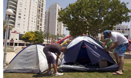 tent set up