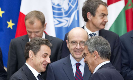 Zapatero at summit meeting