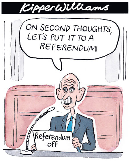 Kipper Williams cartoon on eurozone crisis