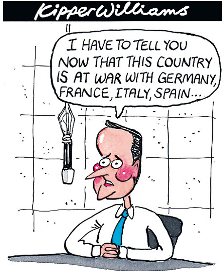 Kipper Williams cartoon on eurozone crisis