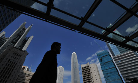 Hong Kong financial district