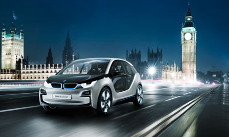 The BMW i3 electric car, due to launch in 2013