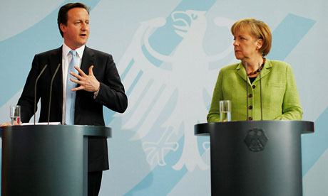 David Cameron and Angela Merkel