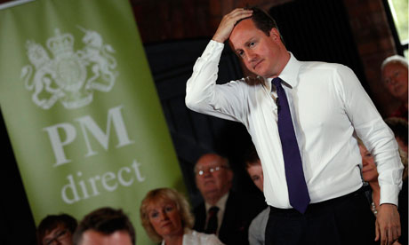 Britain's Prime Minister David Cameron and Institution of Engineering and Technology in Birmingham