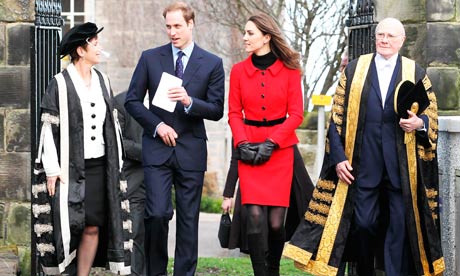 prince william visits st andrews. Prince William and Kate